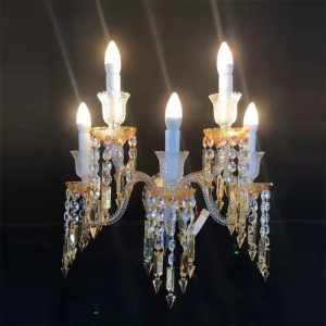 French Design Villa Hotel Led Wall Lamp Indoor Luxury Living Room Bedroom Bedside Staircase Decorative Candle Wall Light