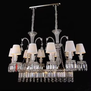 Modern Elegant Led K9 Crystal Hanging Pendant Chandelier Lustre Crystal Chandelier Lights